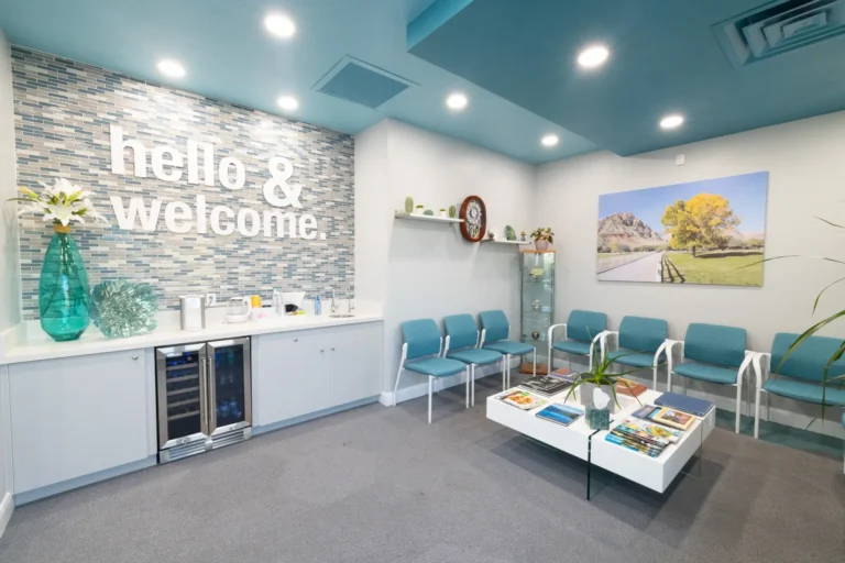 Welcome lobby at Desert Hills Dental, the home of NXT LVL Dental Assistant School.