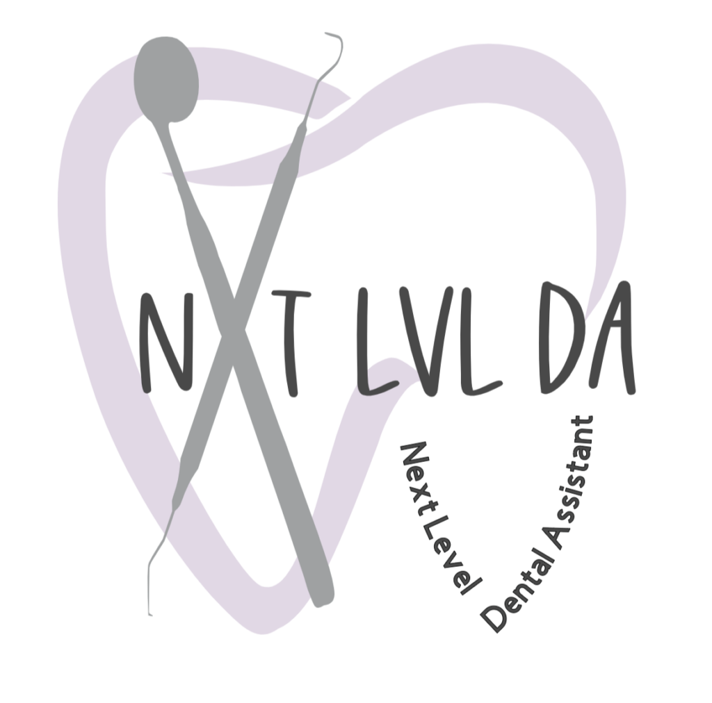 Logo for NXT LVL Dental Assistant School.